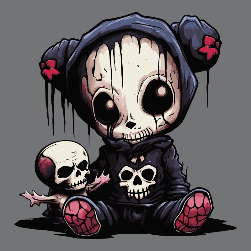 Cute Emo Teddy Bear