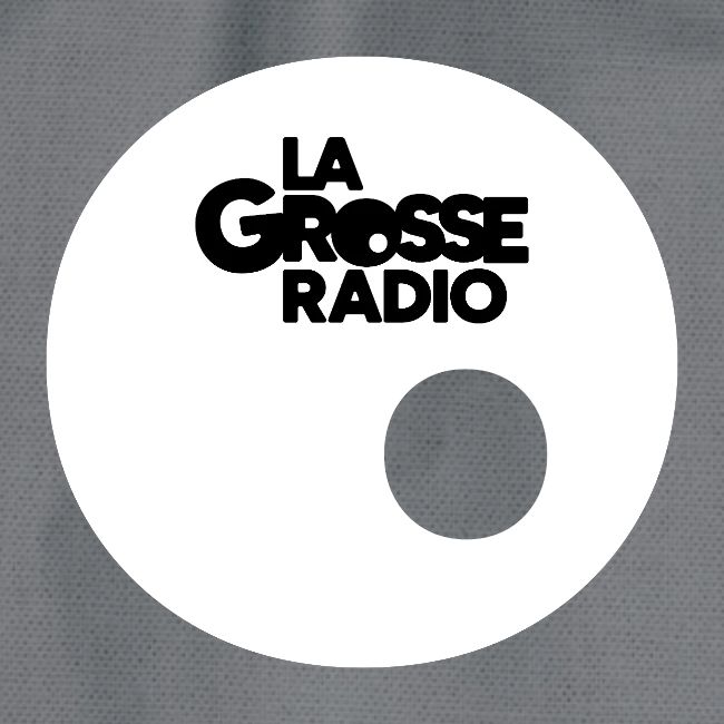 LaGrosseRadio Logo GrosseCaisse White 4x
