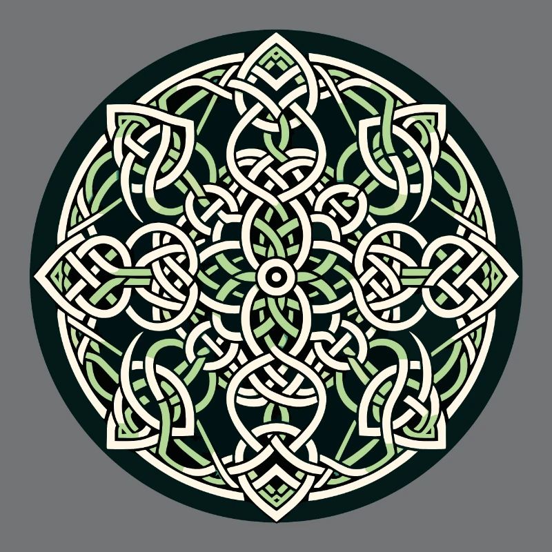 Entrelacs celtiques éternels Mandala Art 2