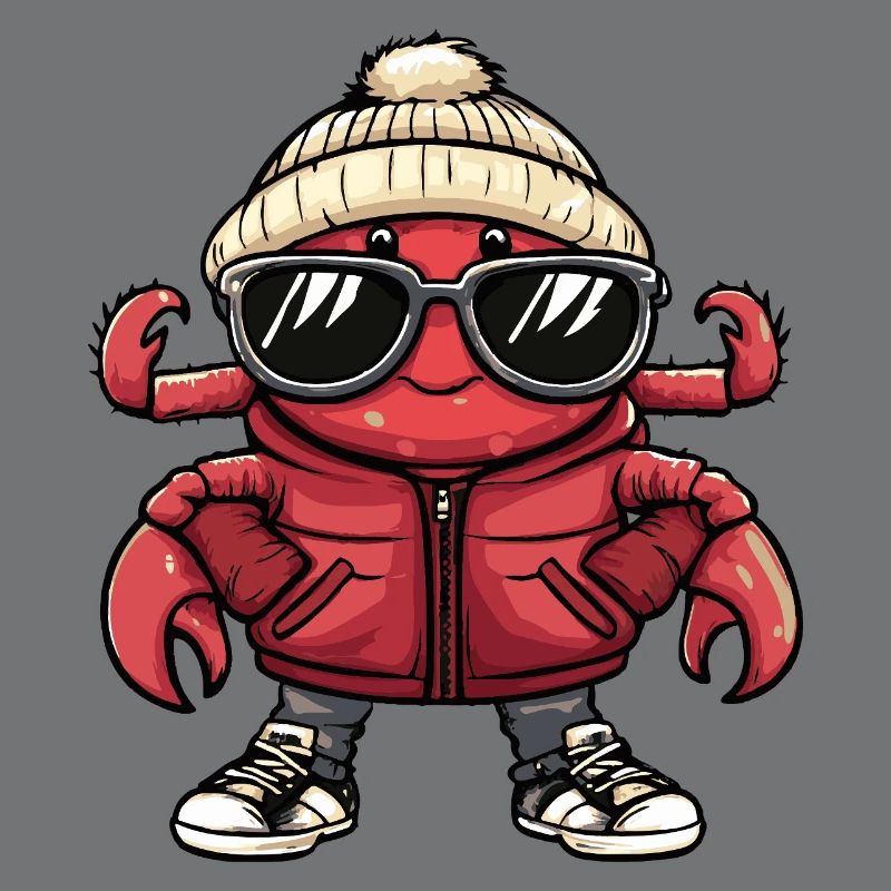 Krebs Krabbe Cool Comic