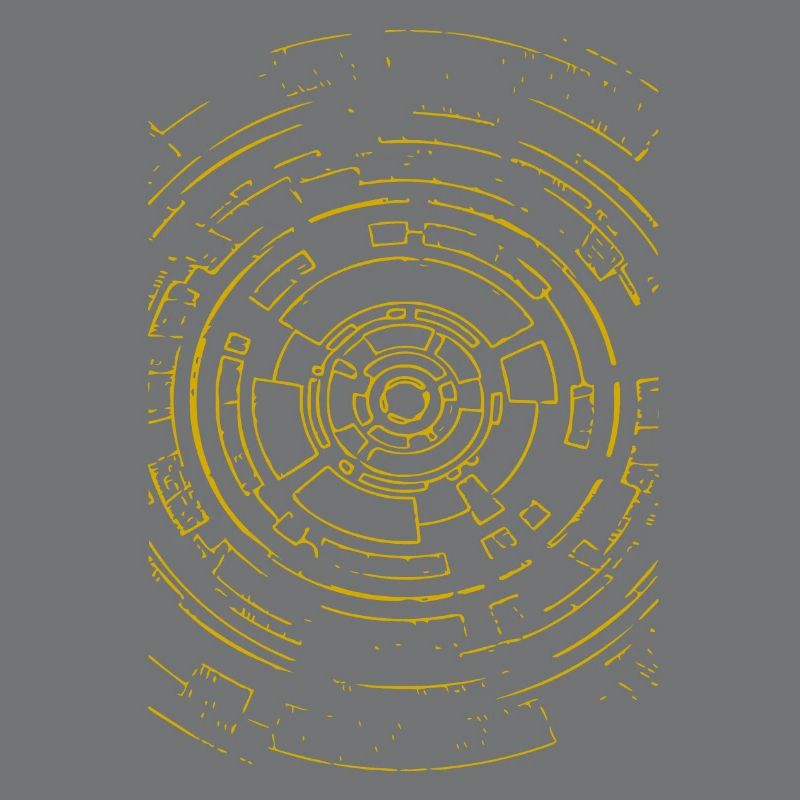 Abstract circles (yellow)