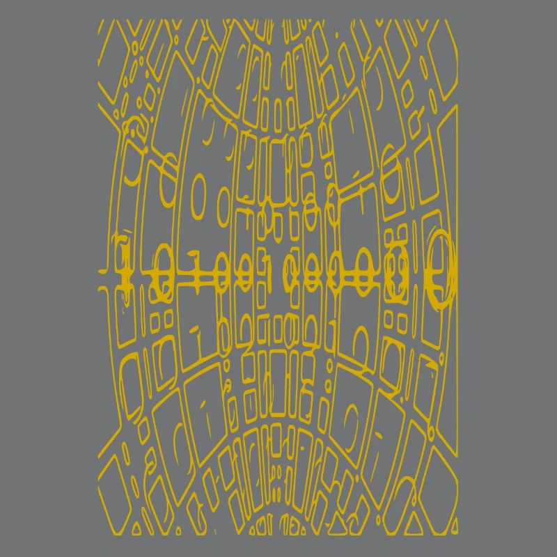Binary Code Abstract (yellow)