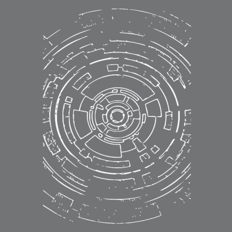 Abstract circles (white)