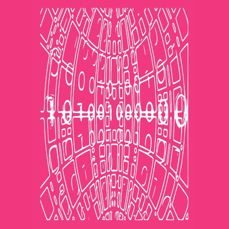 Code binaire Abstrait (blanc)