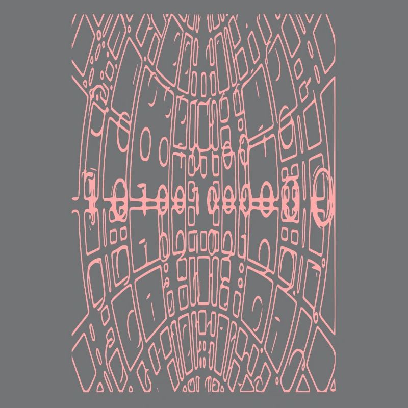 Binary Code Abstract (pink)