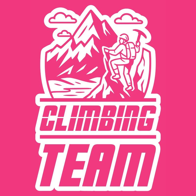 Bergsteiger Team Klettern