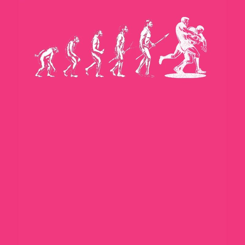 Evolution Du Rugby Tee Shirt