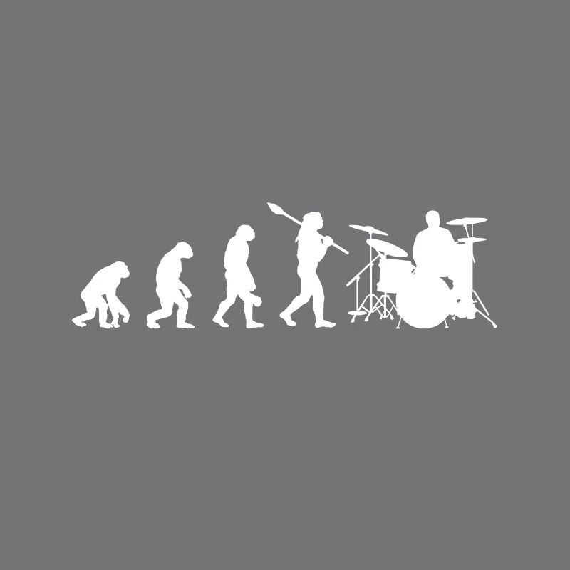 Schlagzeug Schlagzeuger Evolution