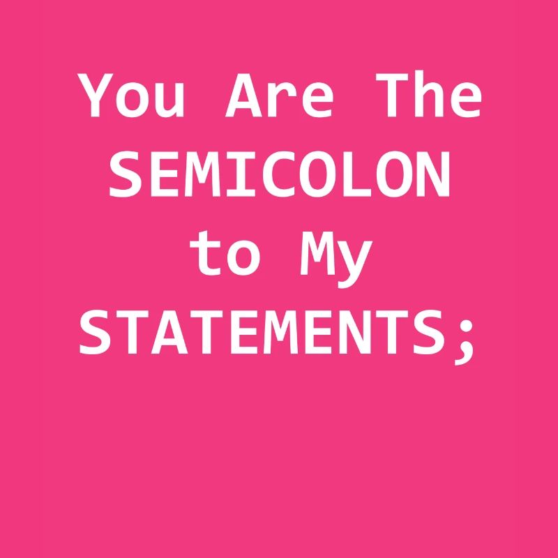 Programmeur Semikolion Computer Science Cadeau