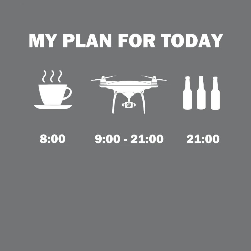 Drones Tag Plan Quadcopter FPV idée de bière