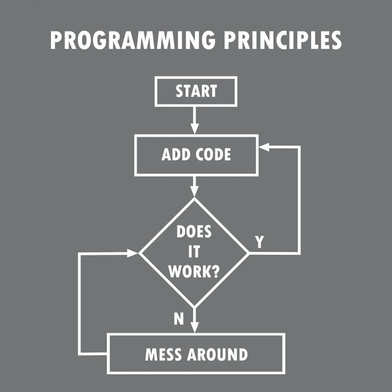 Principes de programmation nerd informatique