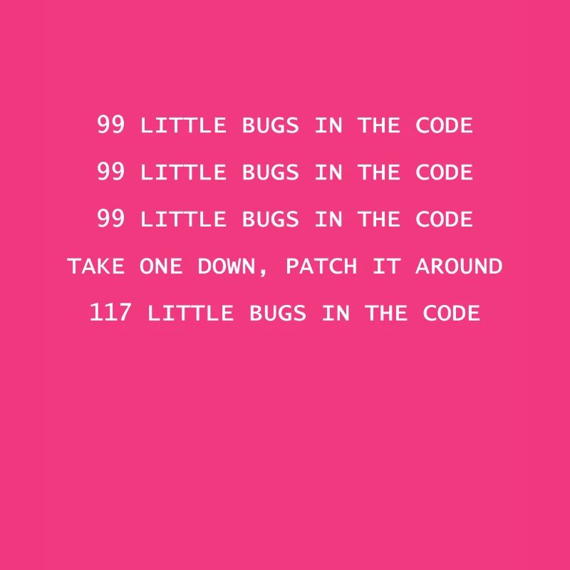 99 Bugs Programmierer Geschenk Informatiker Nerd