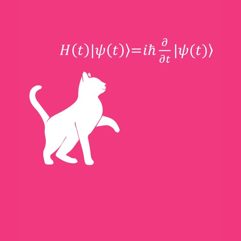Schrödinger's Cat - Physicist Gift Physics Nerd