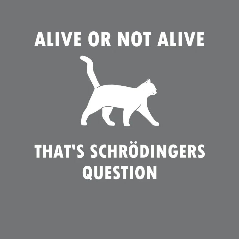Schrödingers Katze - Physiker Geschenk Physik Nerd