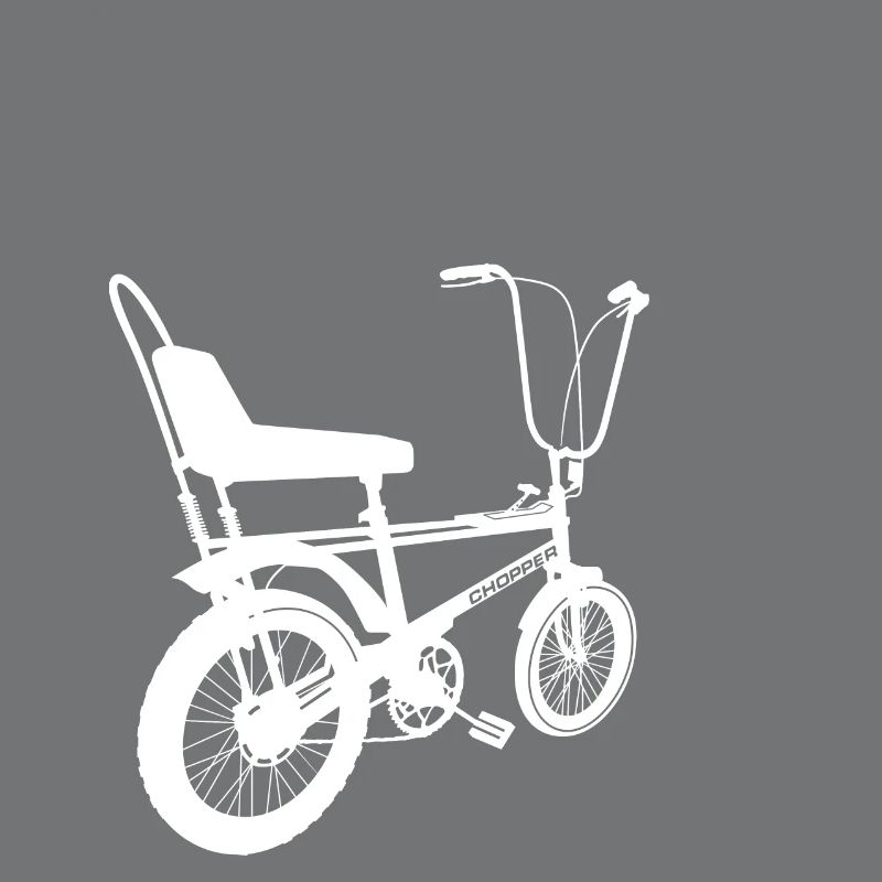 Conception de vélo Chopper rétro