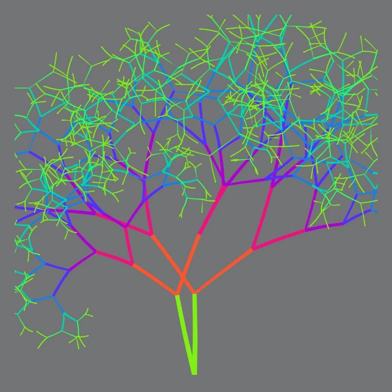 Rainbow tree