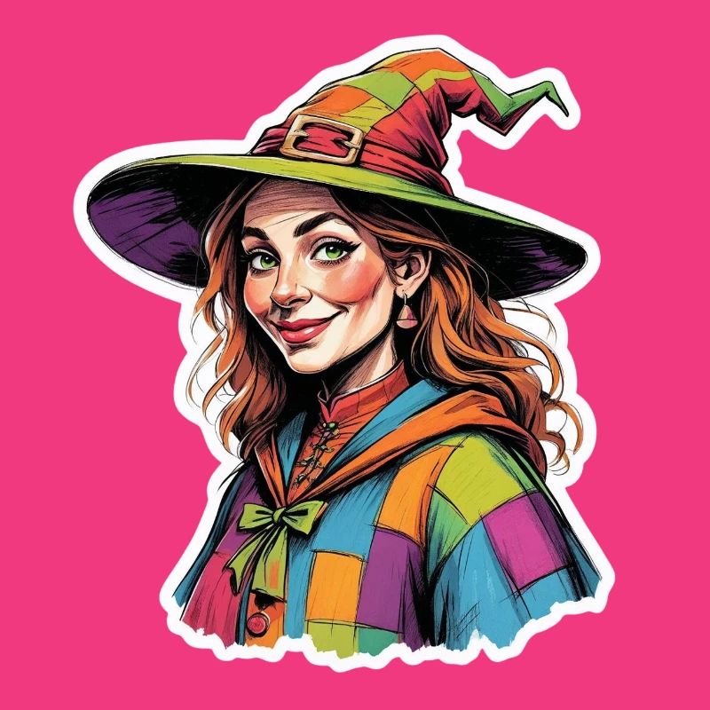 Pretty Patchwork Witch