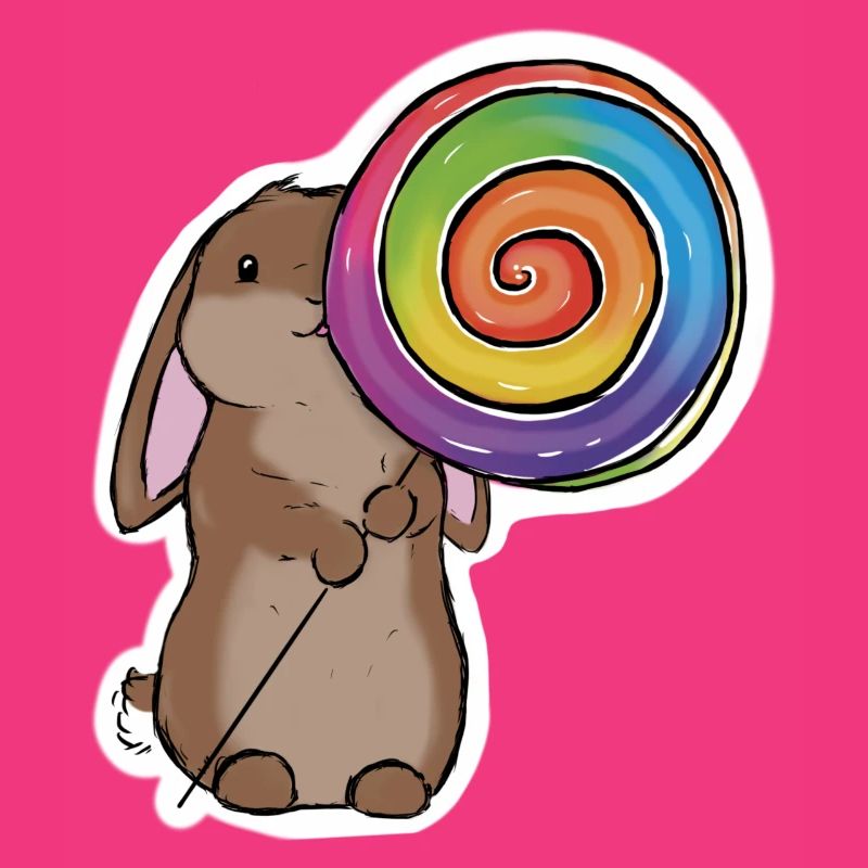 Lollipop rabbit