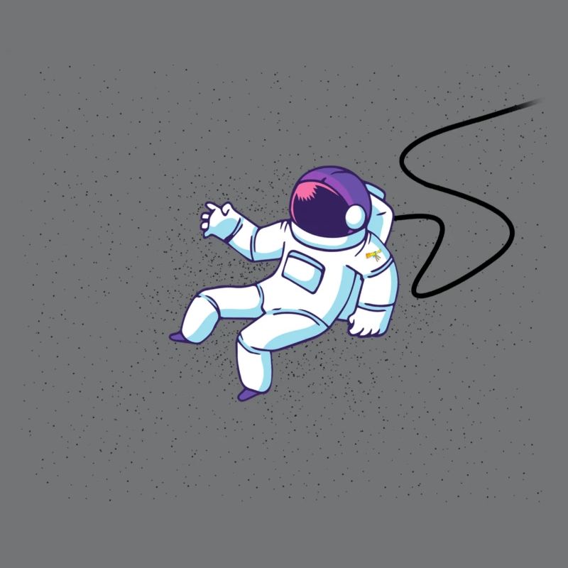 Astronaute de l'espace lointain