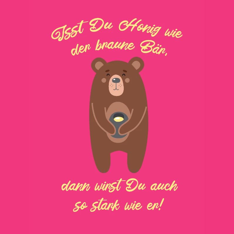 Isst Du Honig wie ein Bär Geschenkidee