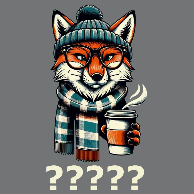 Fuchs Kaffee Fragezeichen