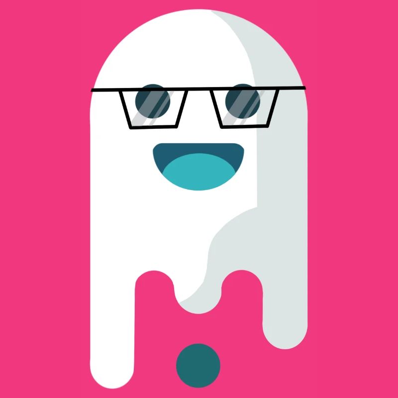 Ghosty mit Brille