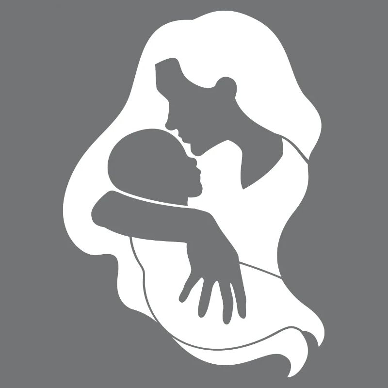Mutter Kind Silhouette