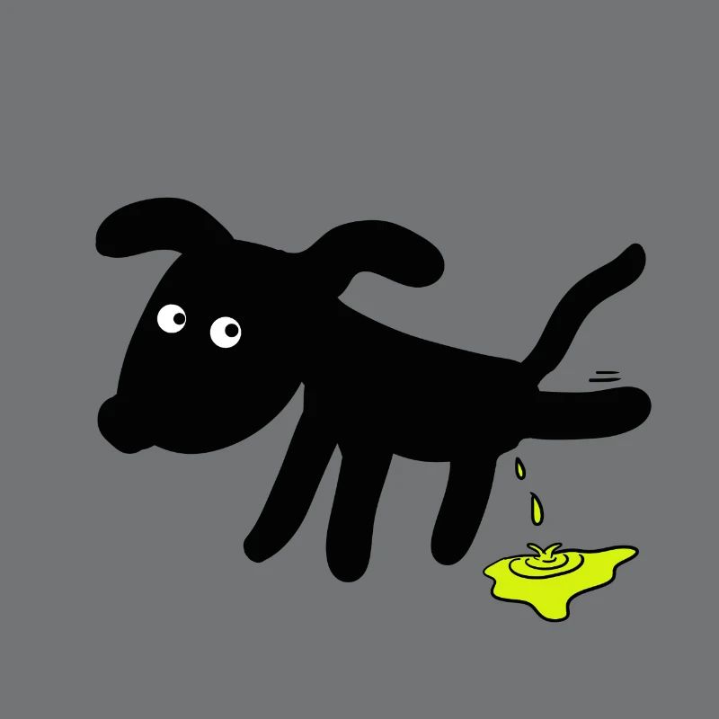 Dog pees dogs