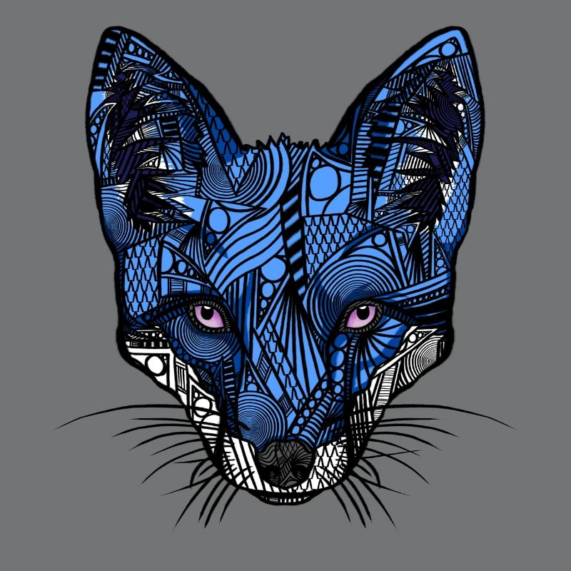 blue fox