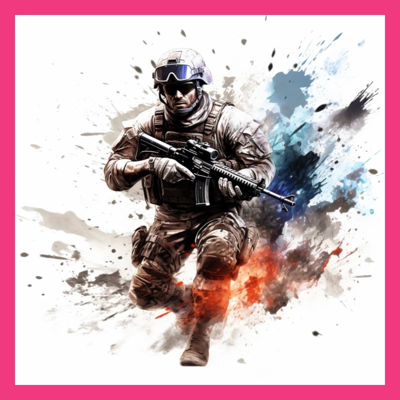 COD gaming art shooter 2