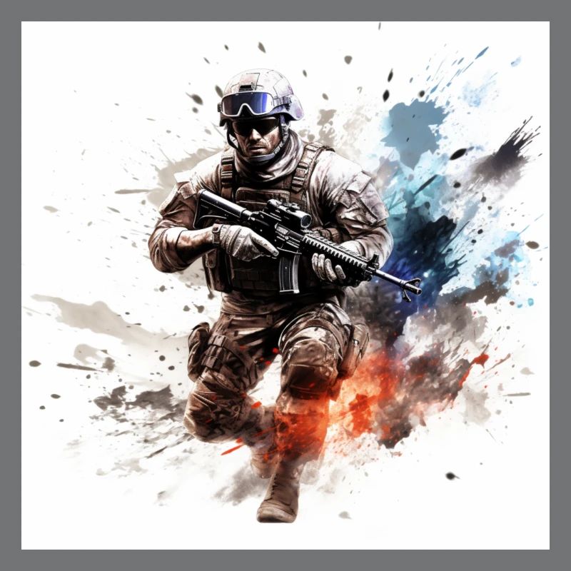 COD gaming art shooter 2