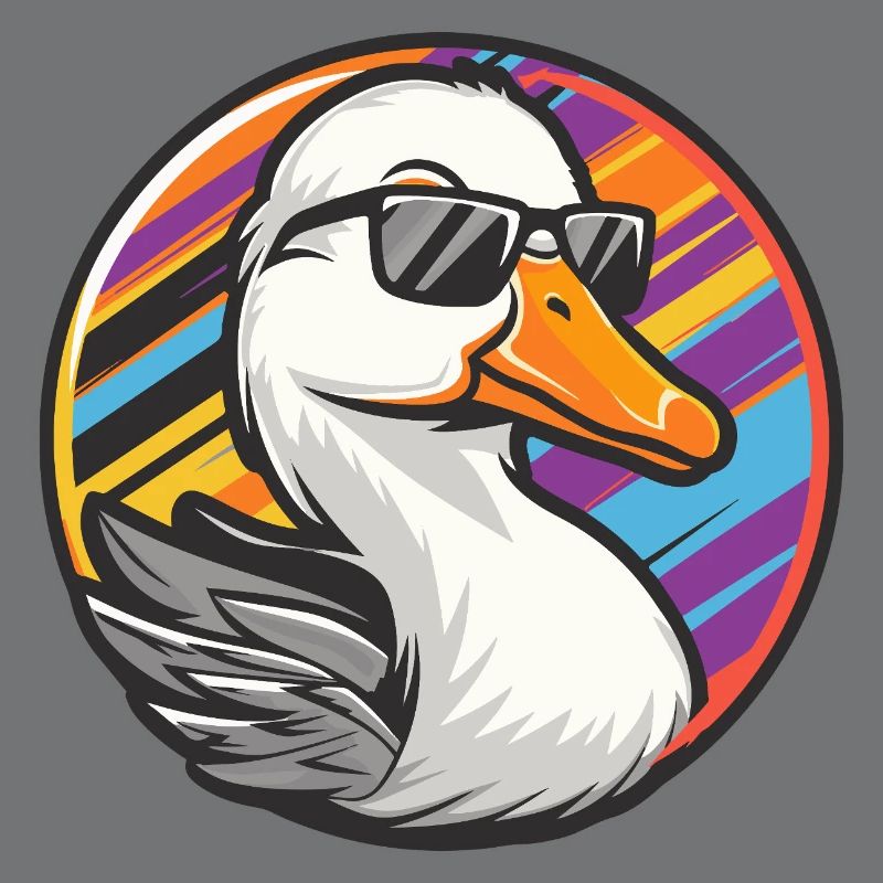 Gans Comic Cool Sommer