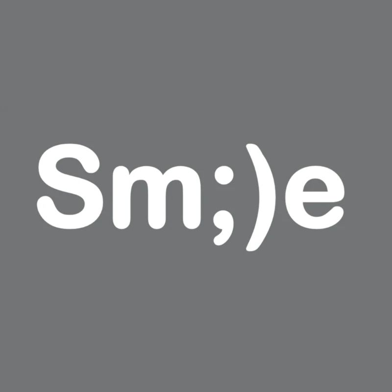 smile face logo creative;)
