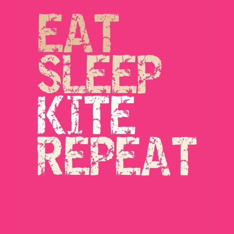 Manger Dormir Kite Répéter Kiteboard Kitesurf surfer
