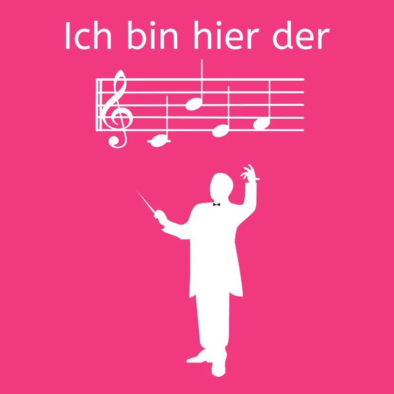 Ich bin hier der Chef Geschenk Dirigent Chorleiter