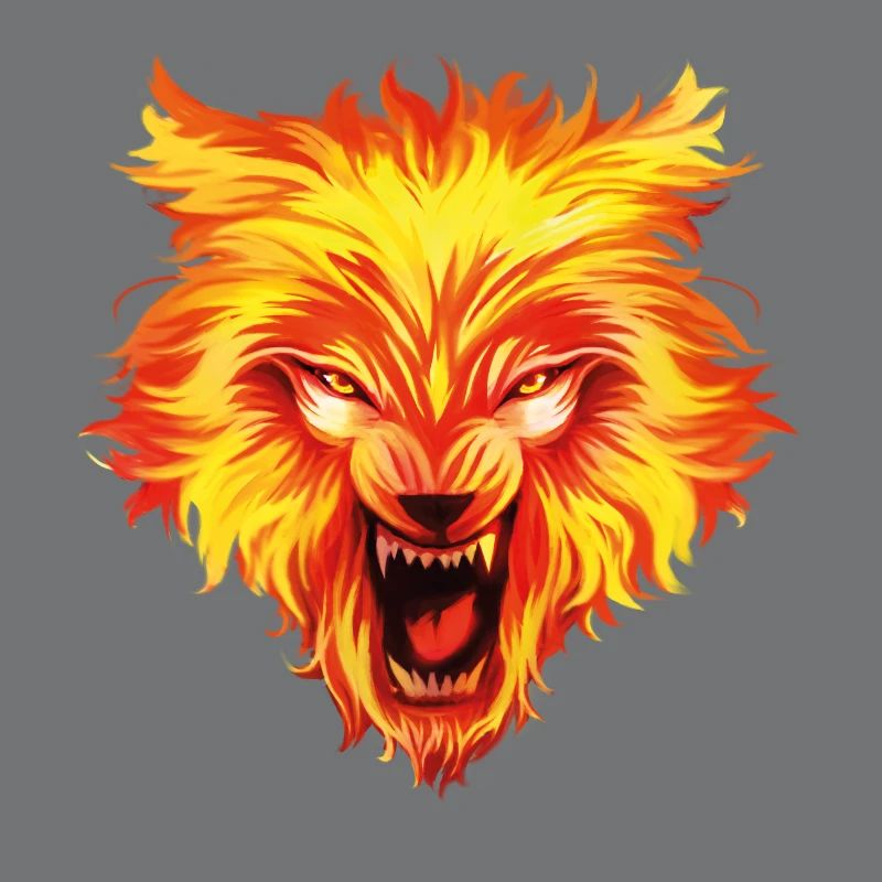 Wolf head Beast Wild