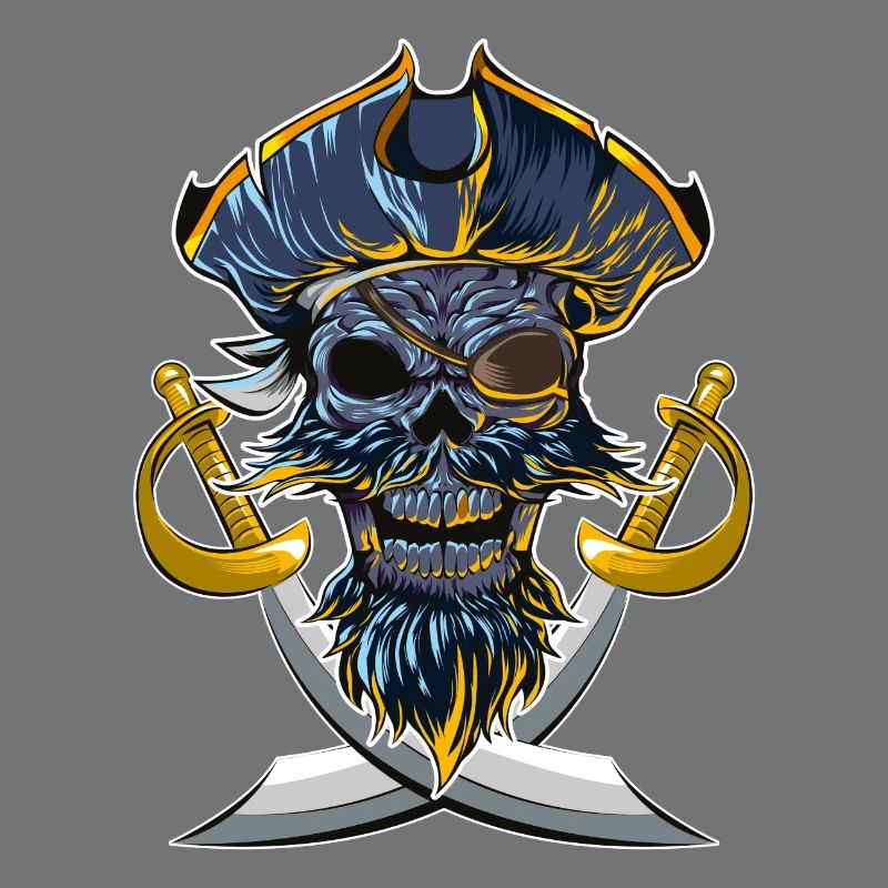 pirate skeleton skull