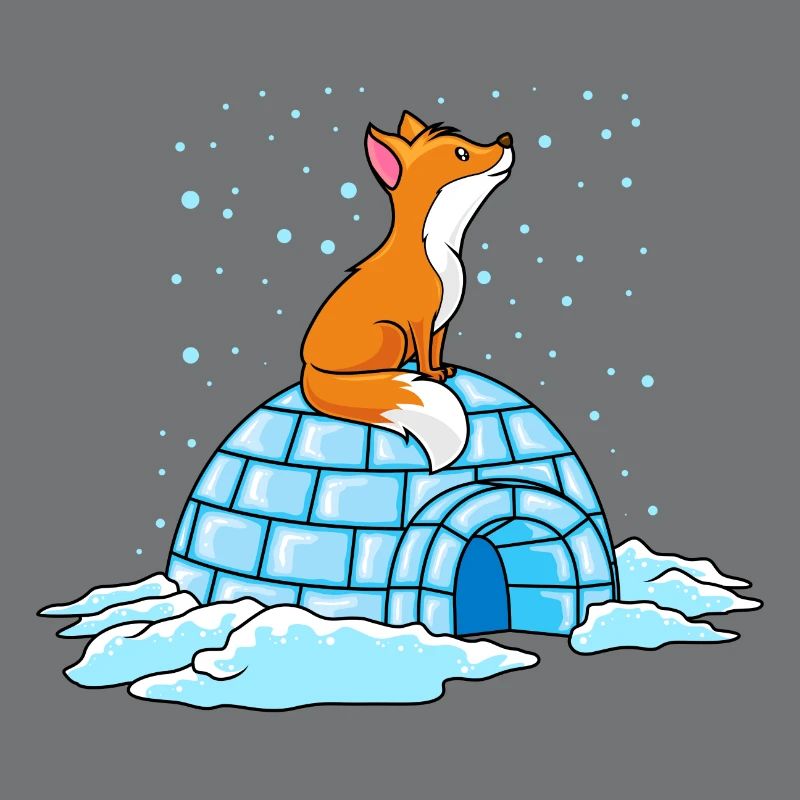 fuchs iglu winter ploar comic