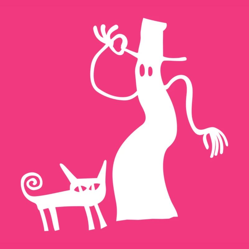 Sorcière avec chat