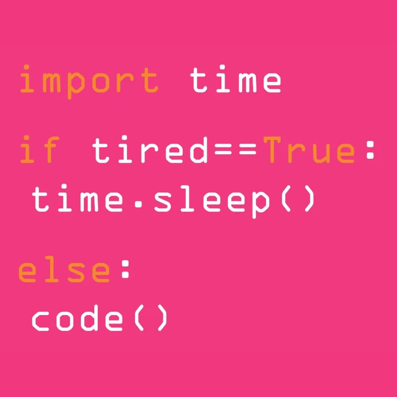 Python Code Import Sleep Tired Loop