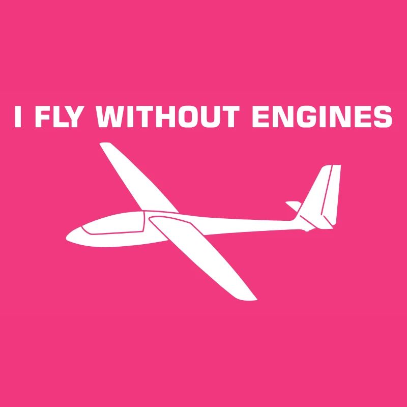 Glide without engine saying glider pilot pilot