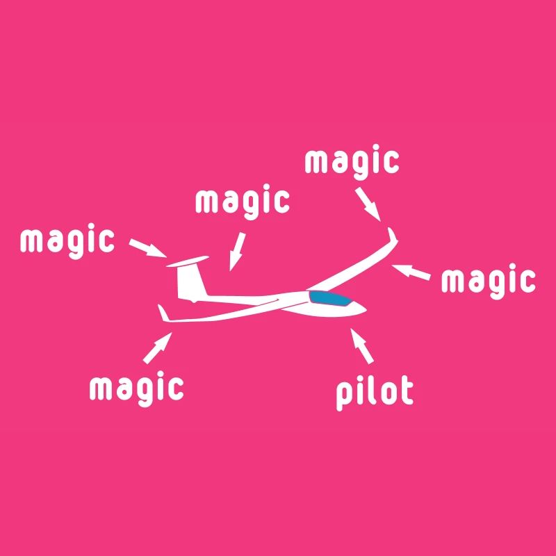 Magic glider pilot, glide glider pilot