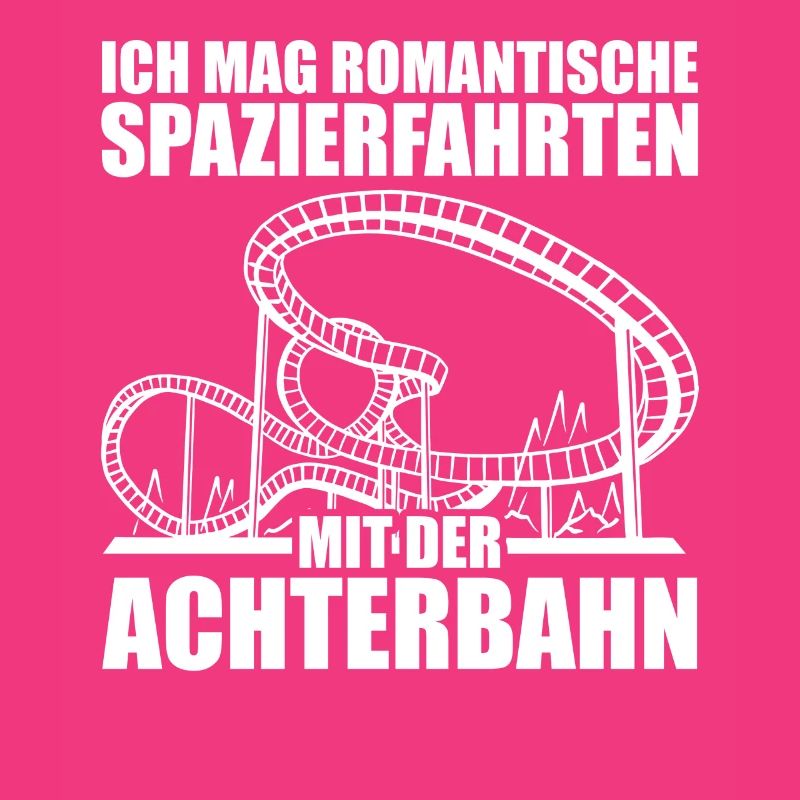 Mit der Achterbahn Freizeitpark Rollercoaster