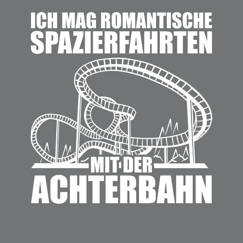 Mit der Achterbahn Freizeitpark Rollercoaster