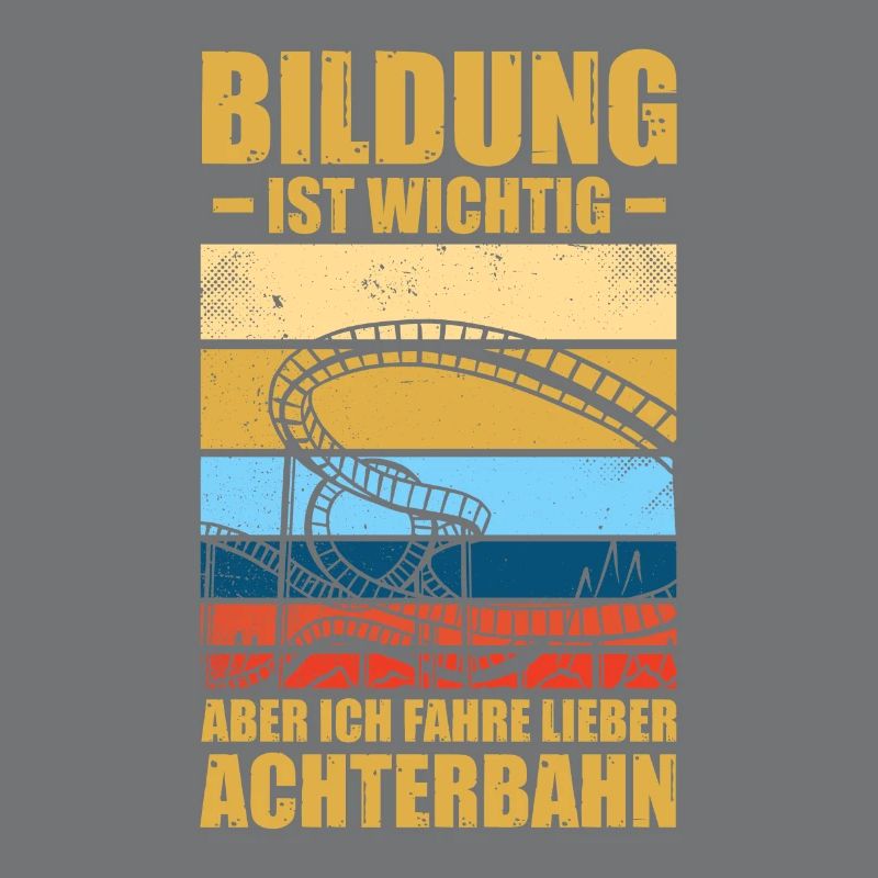 Bildung Freizeitpark Rollercoaster Achterbahn