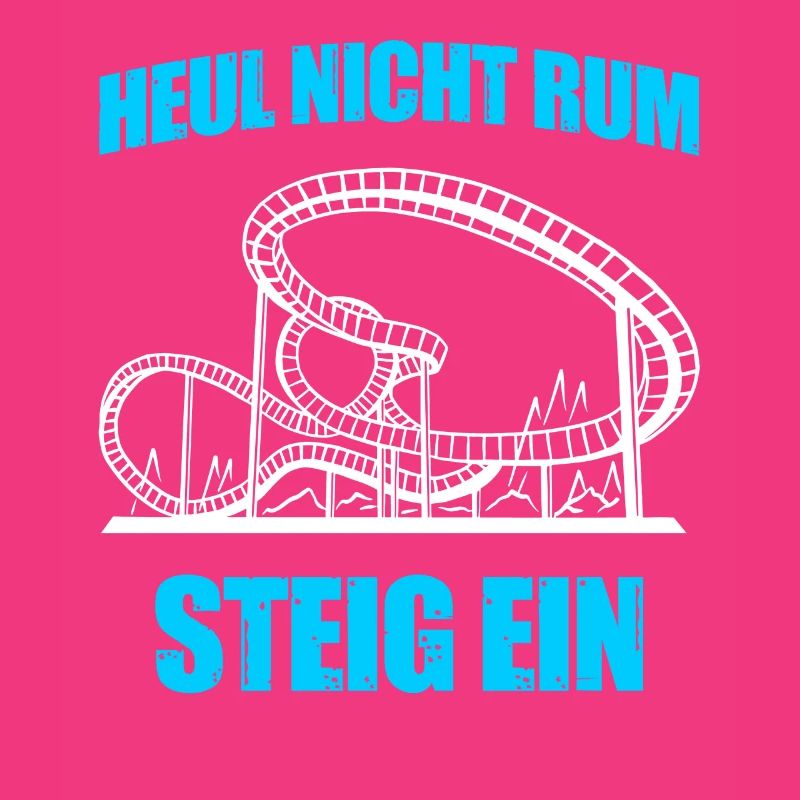 Steig ein Freizeitpark Rollercoaster Achterbahn