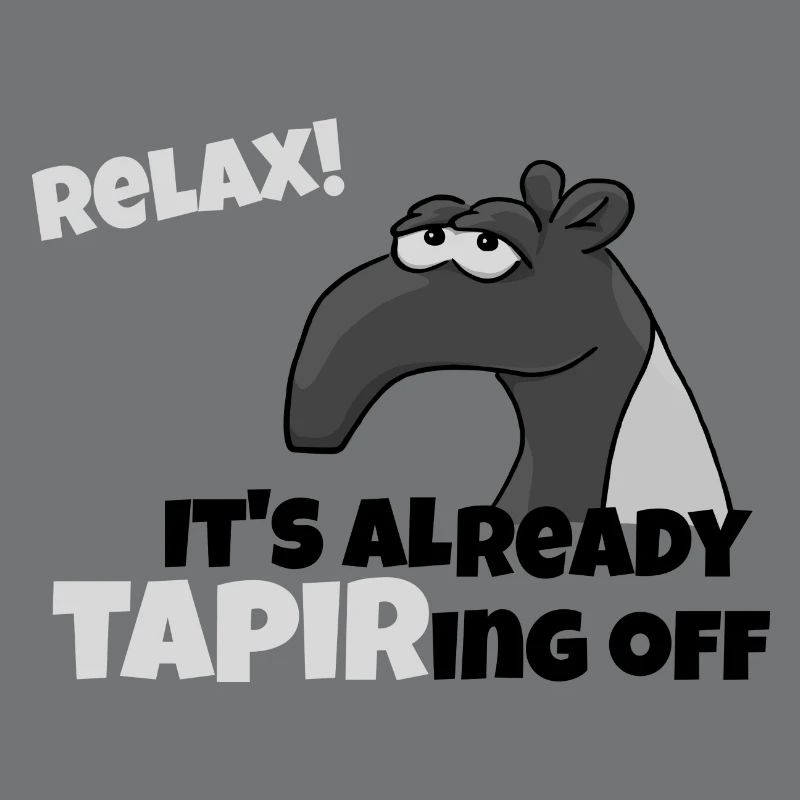 relax grumpy Tapir das löst sich alles Geschenk