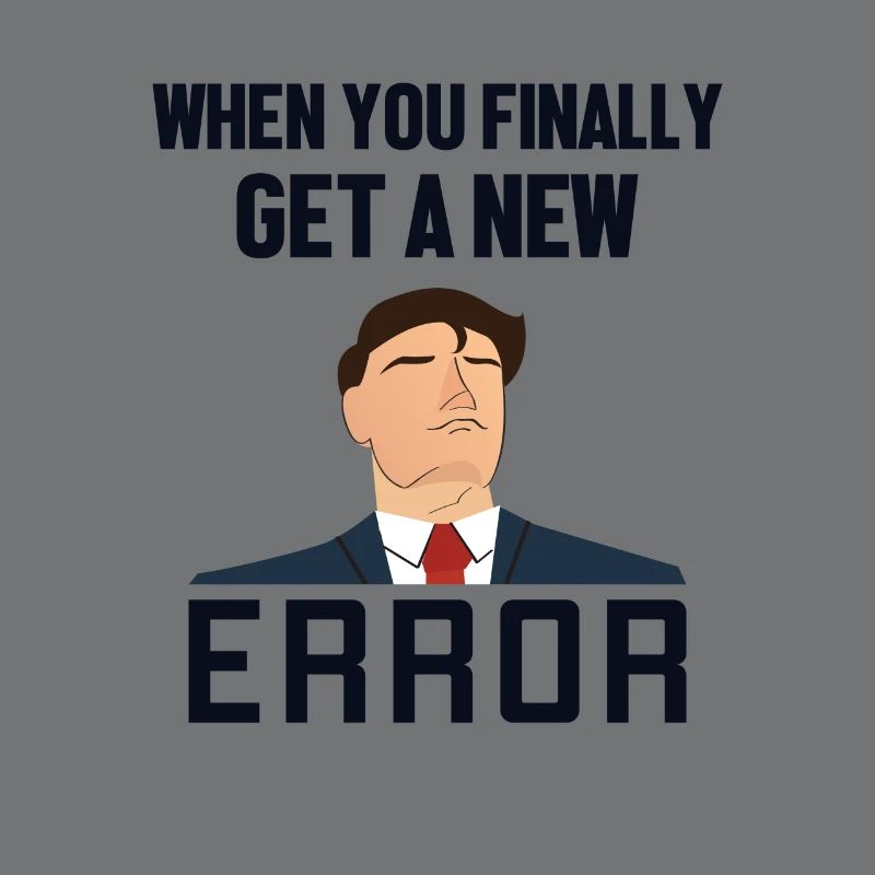 Get a New Error Softwareentwickler Developer