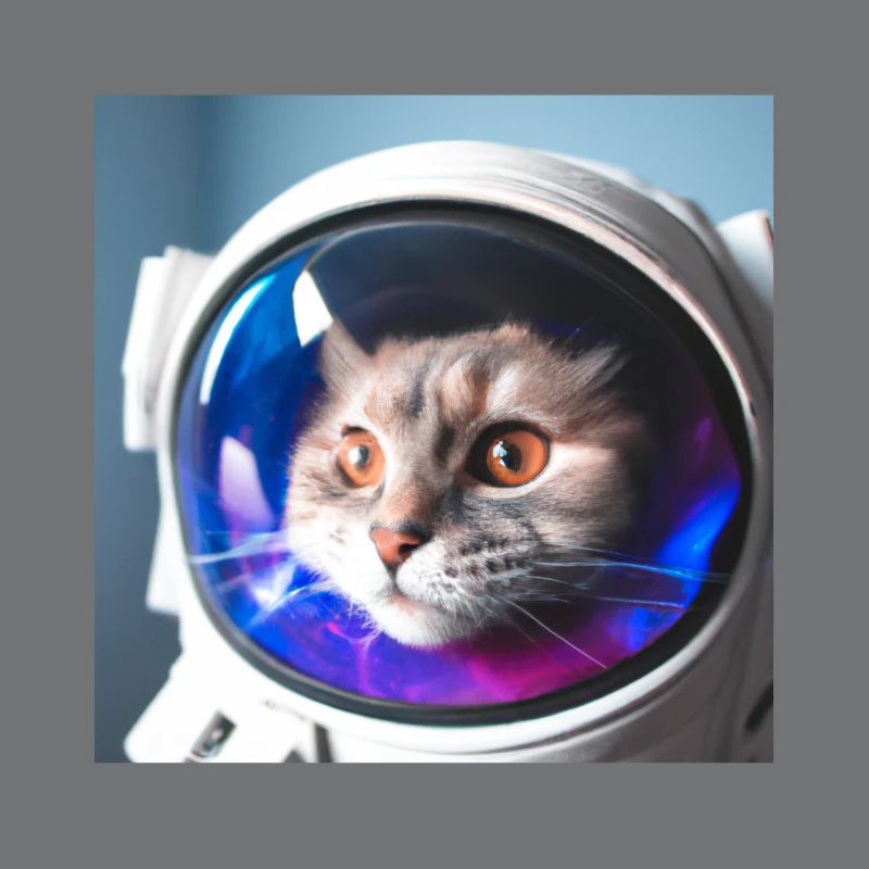 Chat dans l’espace