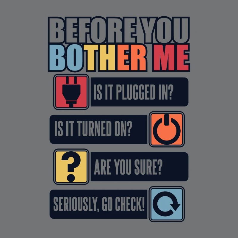 Before You Bother Me Computer Scientist Admin